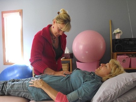 Patti Posta Giving Treatment